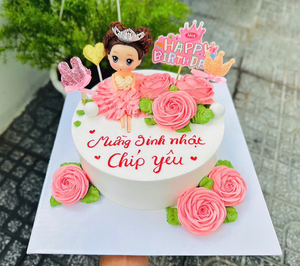 BG06 - Bánh kem tặng Bé Gái