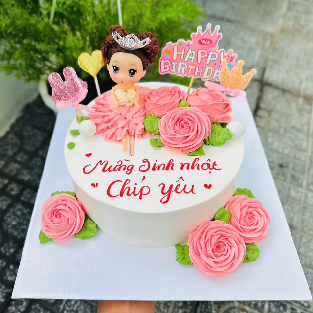 BG06 - Bánh kem tặng Bé Gái