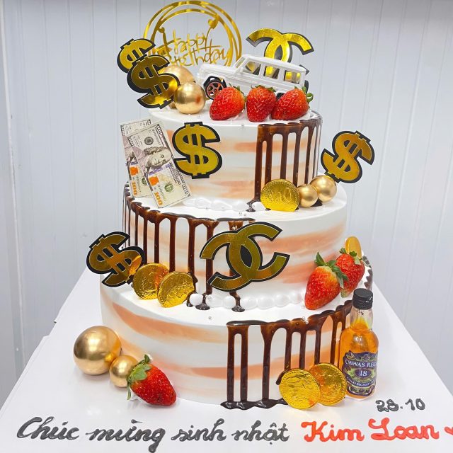 Bánh kem 2 tầng