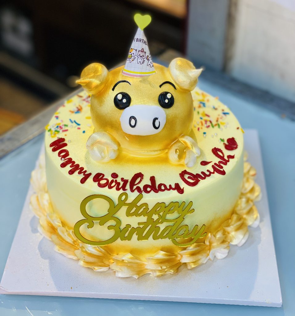 BT15  Bánh sinh nhật - thôi nôi bé gái
