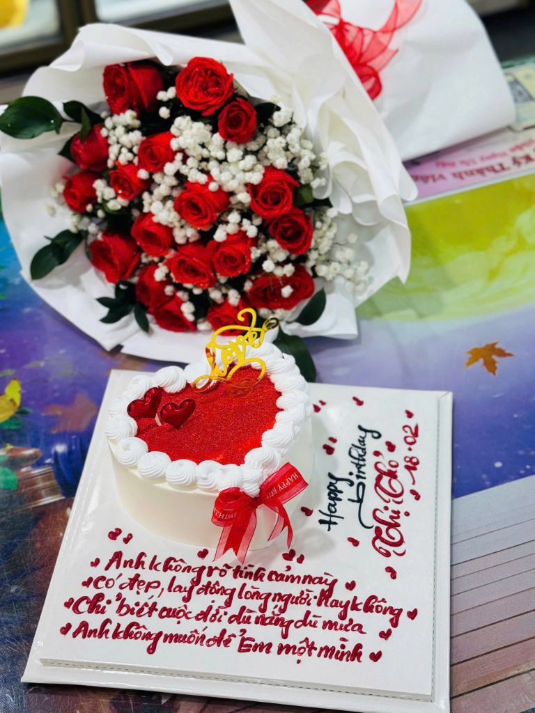 B15- Bánh tặng người yêu