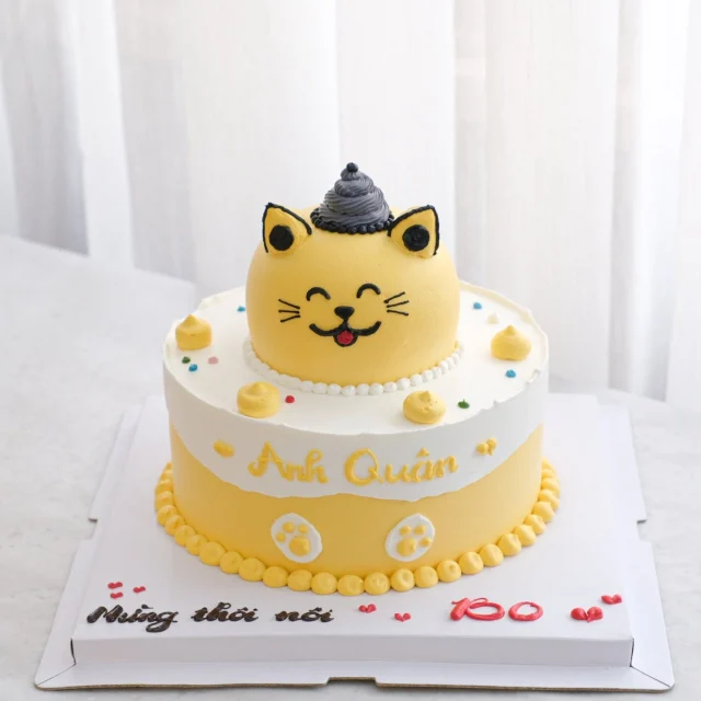 BT18  Bánh sinh nhật - thôi nôi bé gái