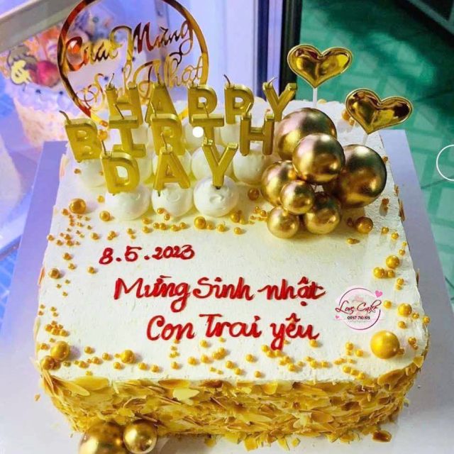 BT18 Bánh sinh nhật - thôi nôi bé trai