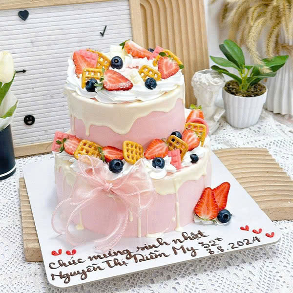 Bánh kem 2 tầng