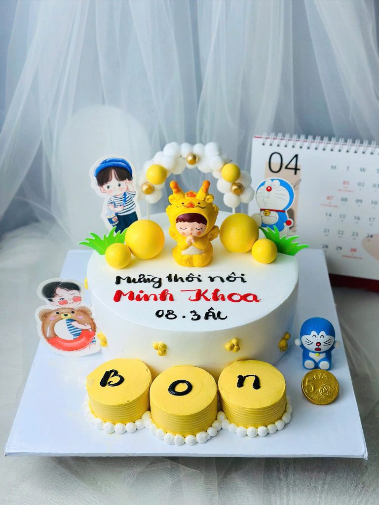BT21  Bánh sinh nhật - thôi nôi bé trai