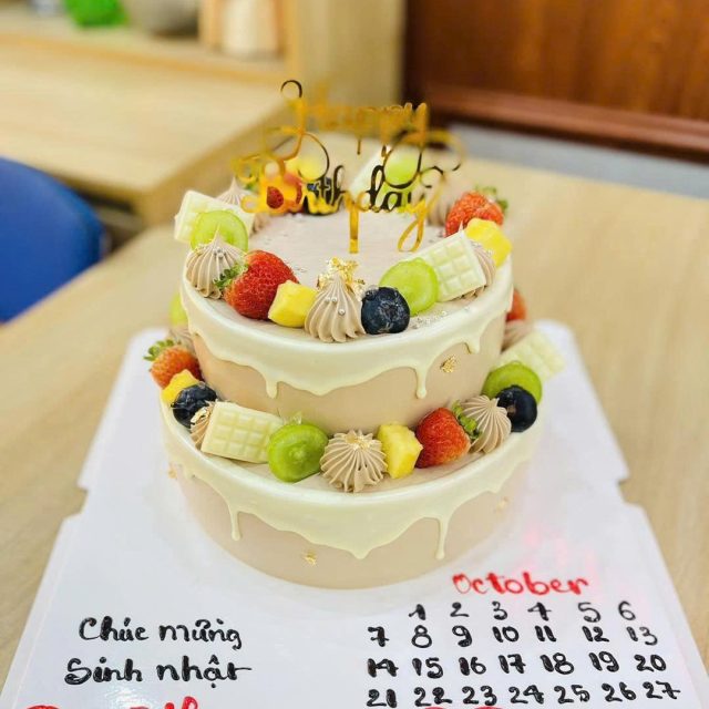 Bánh kem 2 tầng