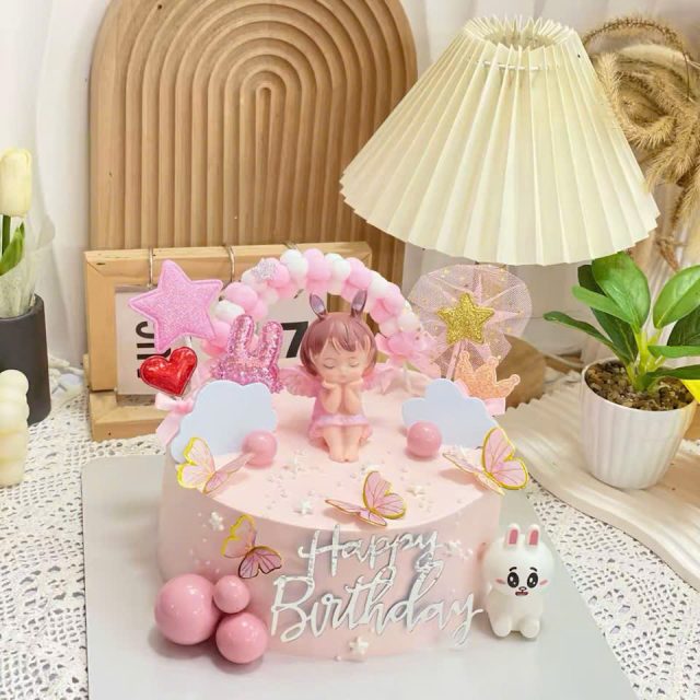 BT007 - Bánh sinh nhật - thôi nôi bé gái